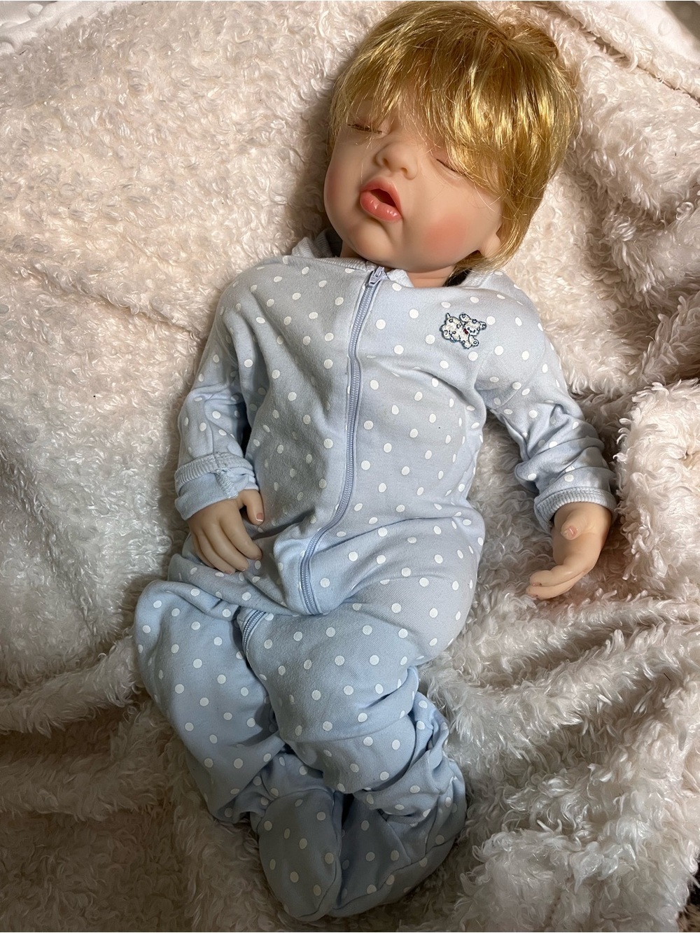 Reborn Aori infant boy girl heavy fabric body realistic therapy doll newborn